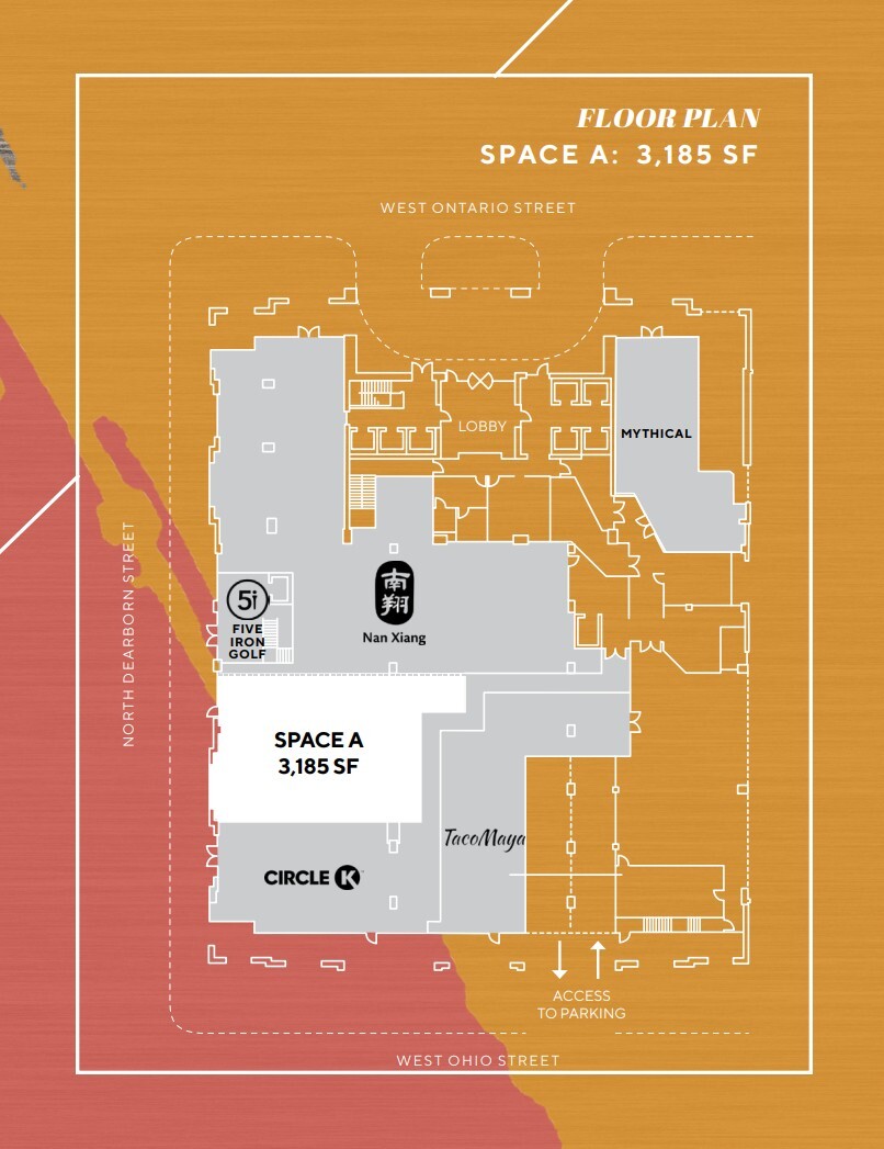 33 W Ontario St, Chicago, IL à louer Plan d’étage– Image 1 sur 1