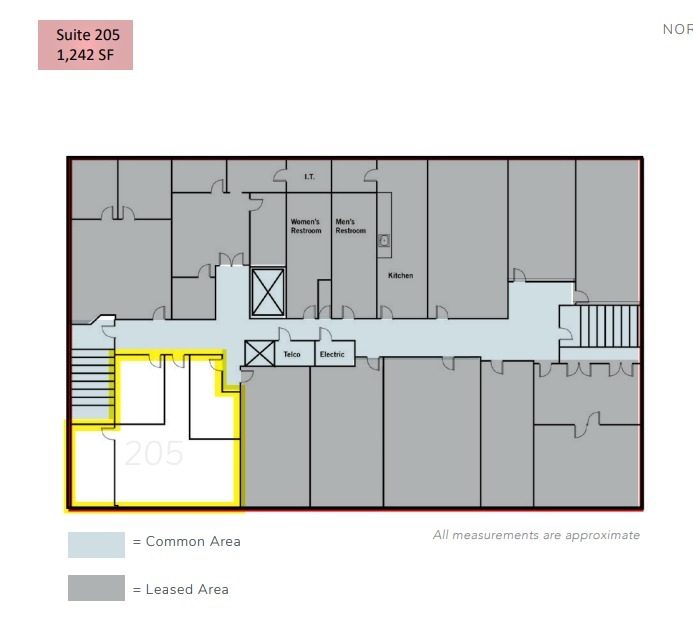 2204 S El Camino Real, Oceanside, CA à louer Plan d’étage– Image 1 sur 1