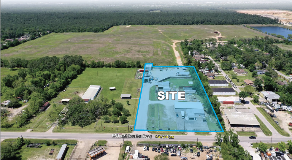 8627 E Mt Houston Rd, Houston, TX à vendre - Aérien – Image 2 sur 3