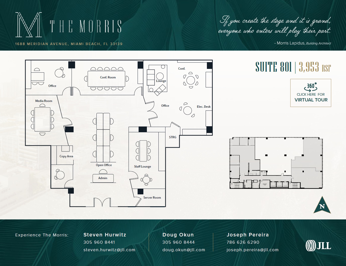 1688 Meridian Ave, Miami Beach, FL à louer Plan d’étage– Image 1 sur 2