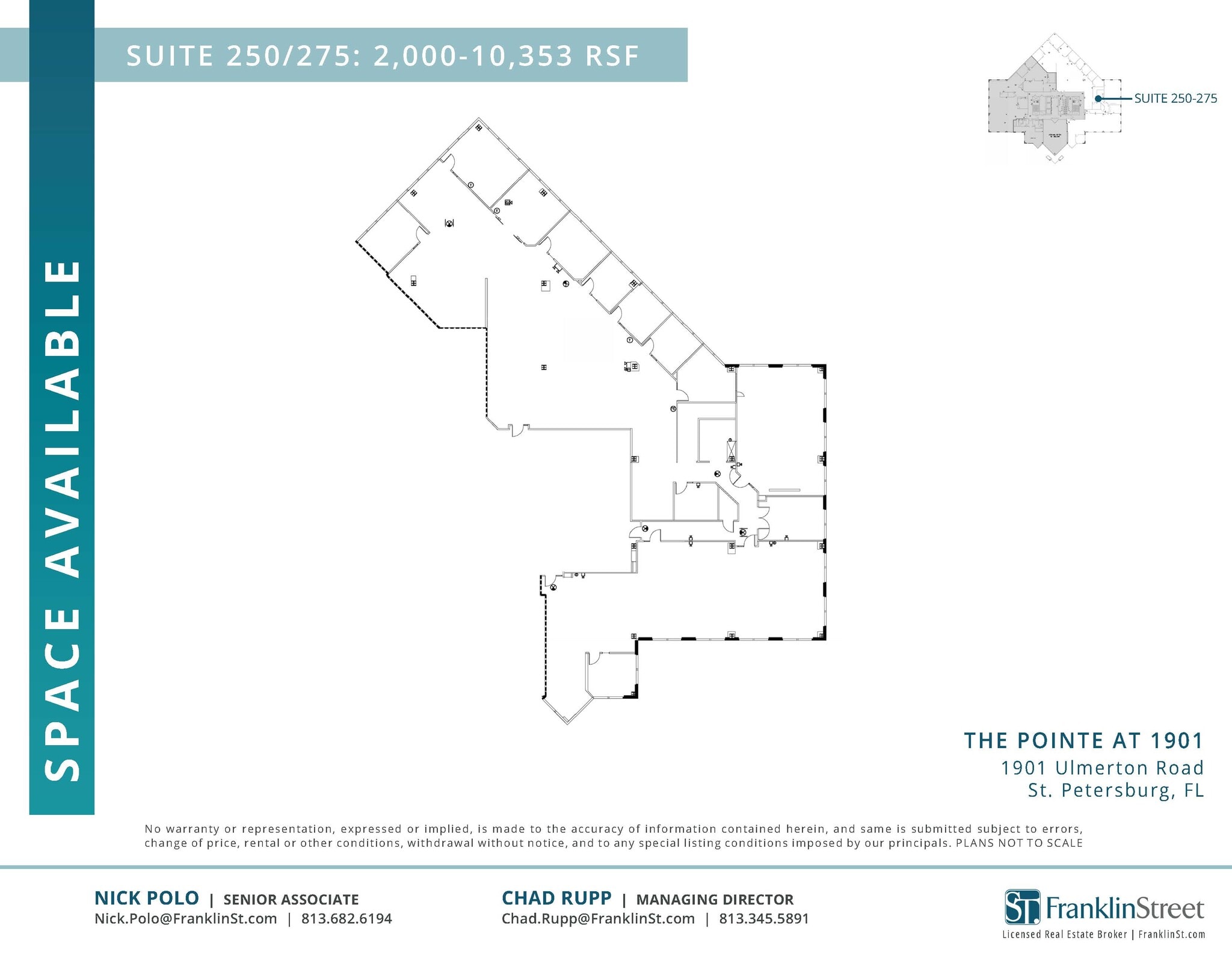 1901 Ulmerton Rd, Clearwater, FL à louer Plan d’étage– Image 1 sur 1