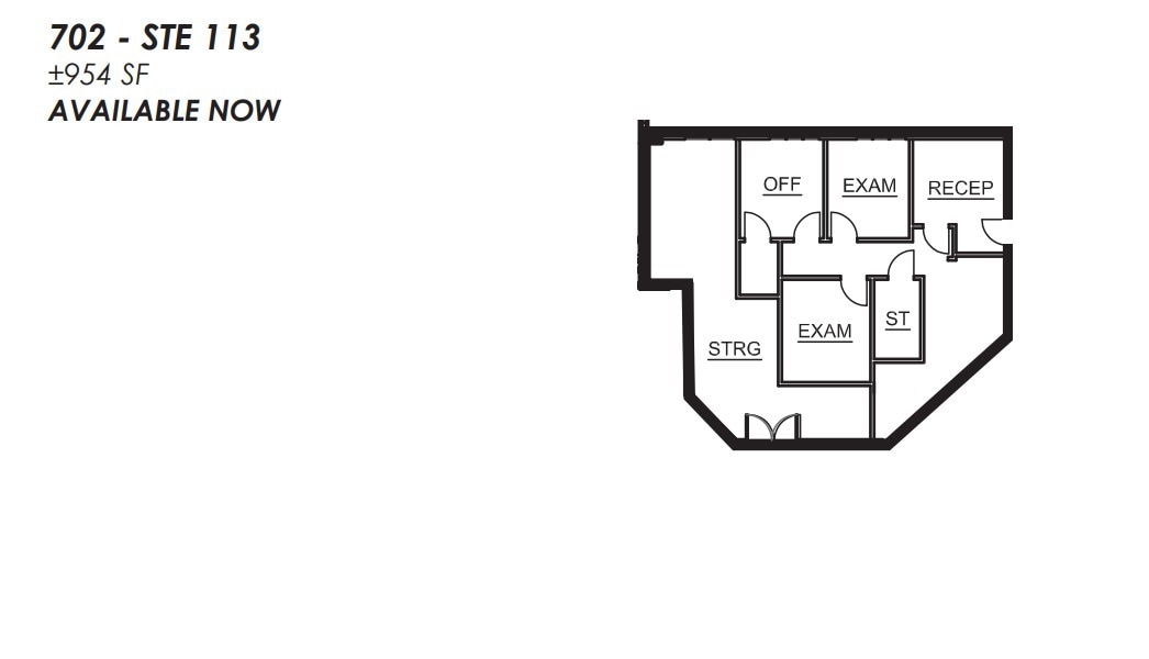 702 E Bell Rd, Phoenix, AZ à louer Plan d’étage– Image 1 sur 1