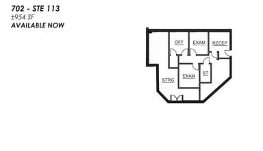 702 E Bell Rd, Phoenix, AZ à louer Plan d’étage– Image 1 sur 1