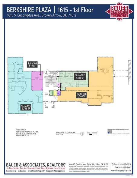 1615 S Eucalyptus Ave, Broken Arrow, OK à louer - Plan de site – Image 3 sur 9