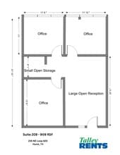 235 NE Loop 820, Hurst, TX à louer Plan d’étage– Image 1 sur 12