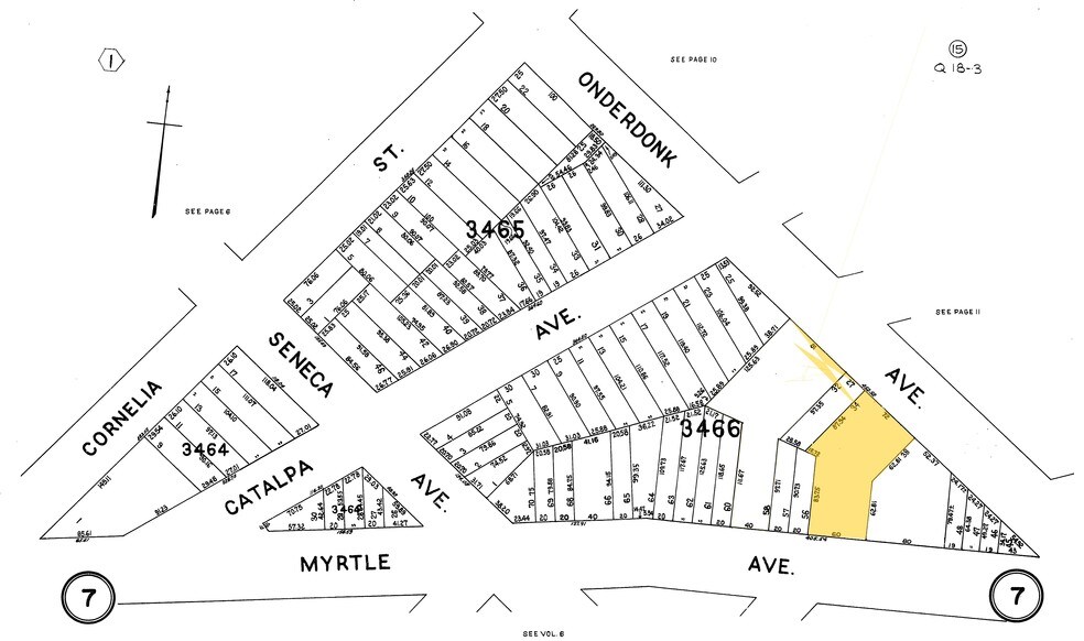 57-31-57-35 Myrtle Ave, Ridgewood, NY à louer - Plan cadastral – Image 2 sur 4
