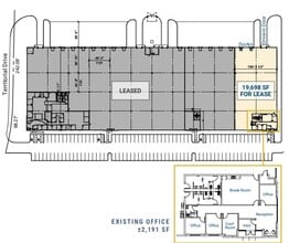 612 Territorial Dr, Bolingbrook, IL à louer Plan d’étage– Image 1 sur 1