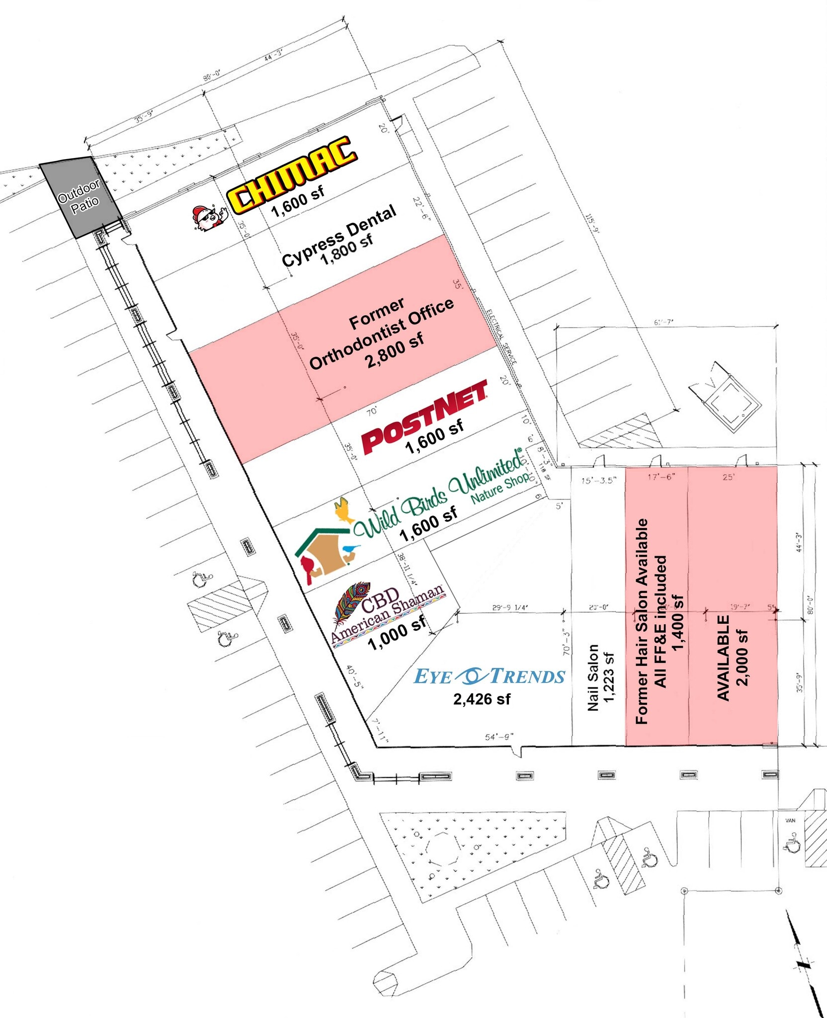 12312-12320 Barker Cypress Rd, Cypress, TX à louer Plan de site– Image 1 sur 2