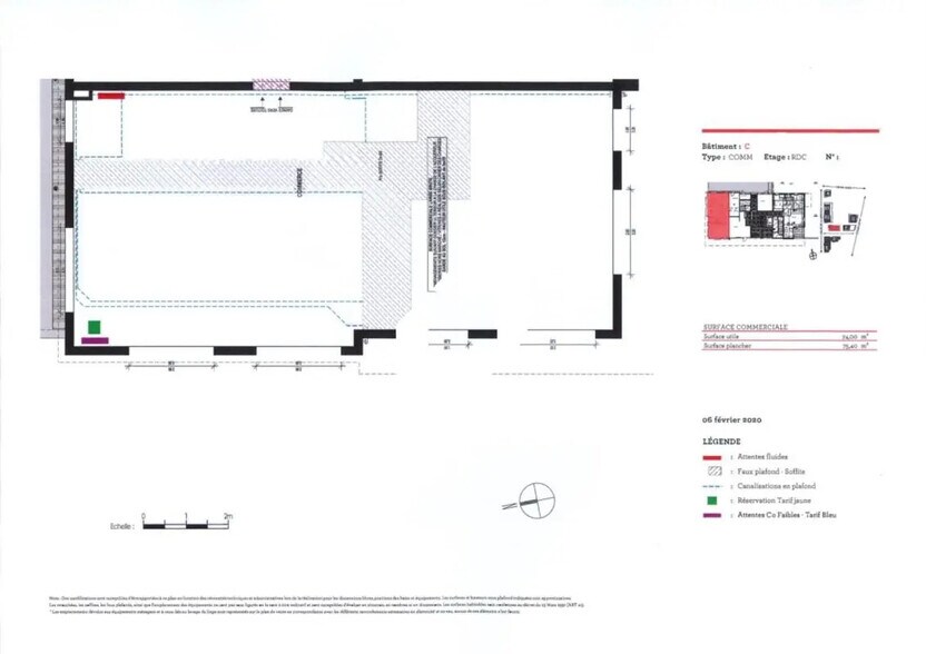 Local d’activités dans Grenoble à louer - Plan d’étage – Image 3 sur 3