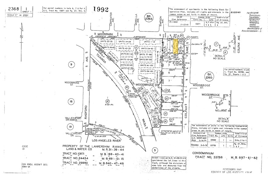 11712 Moorpark St, Studio City, CA à louer - Plan cadastral – Image 3 sur 33