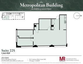 134 N LaSalle St, Chicago, IL à louer Plan d’étage– Image 1 sur 1