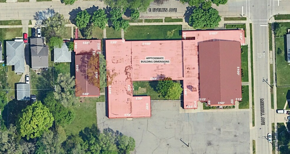 1572-1600 E Evelyn, Hazel Park, MI à vendre - Photo de l’immeuble – Image 2 sur 6