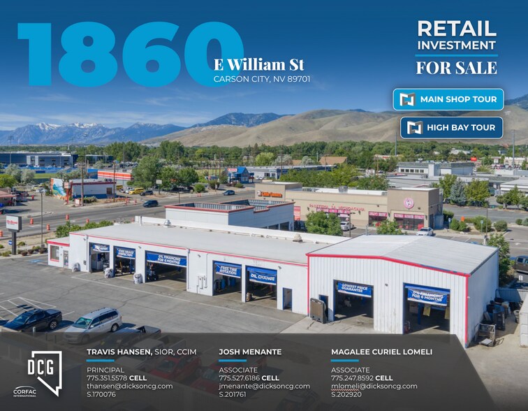 1860 E William St, Carson City, NV à vendre - Photo de l’immeuble – Image 1 sur 10