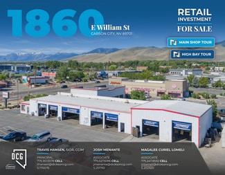 Plus de détails pour 1860 E William St, Carson City, NV - Local commercial à vendre