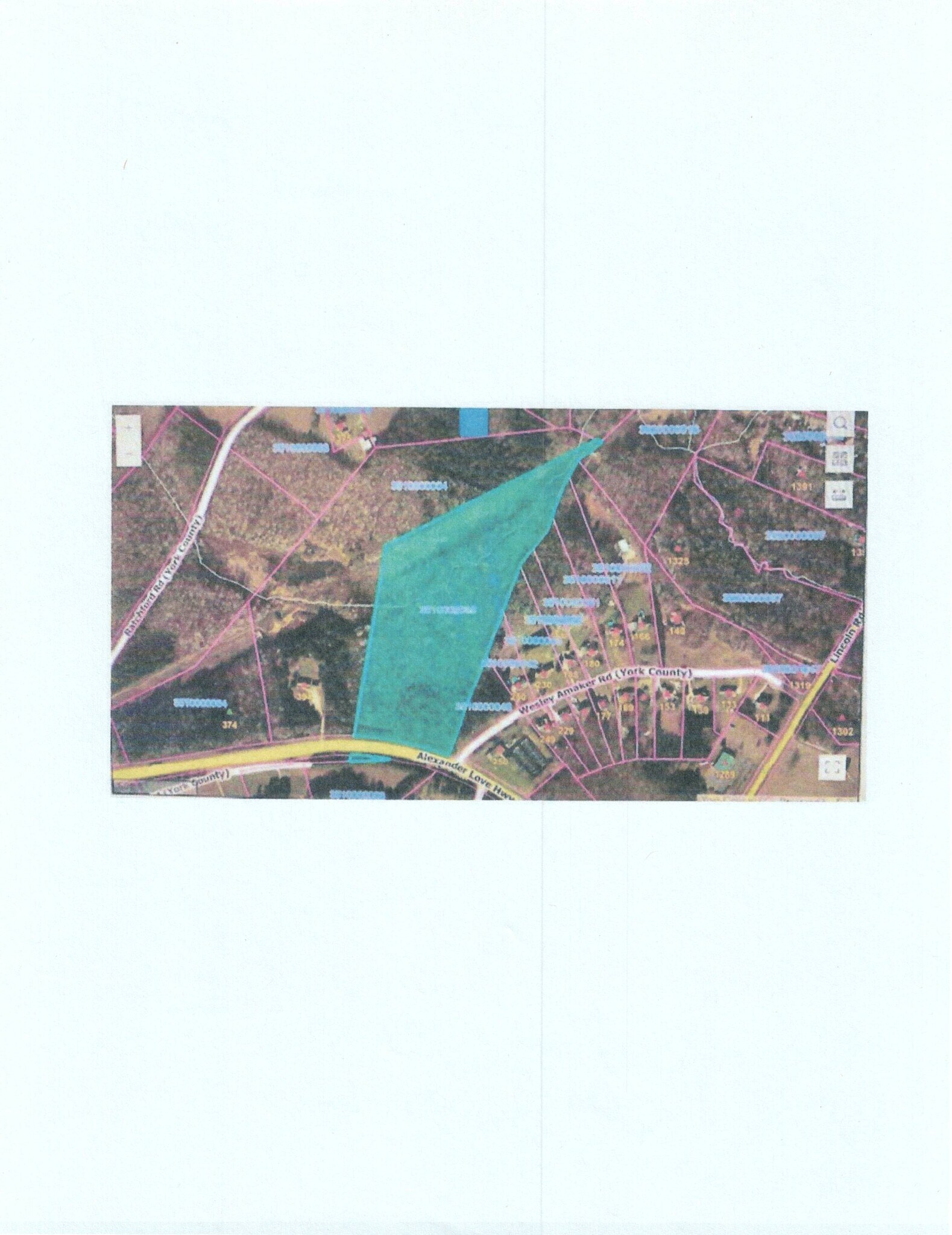 000-394 W Alexander Love Hwy, York, SC à vendre Plan cadastral– Image 1 sur 5