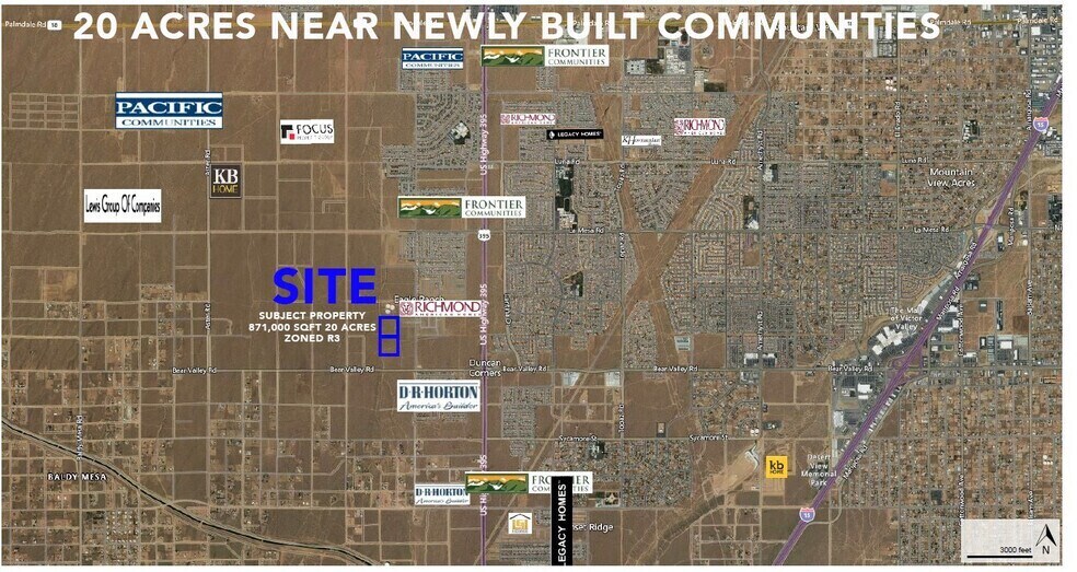 Lots 1&2 Bear Valley Road, Victorville, CA à vendre - Photo de l’immeuble – Image 2 sur 3