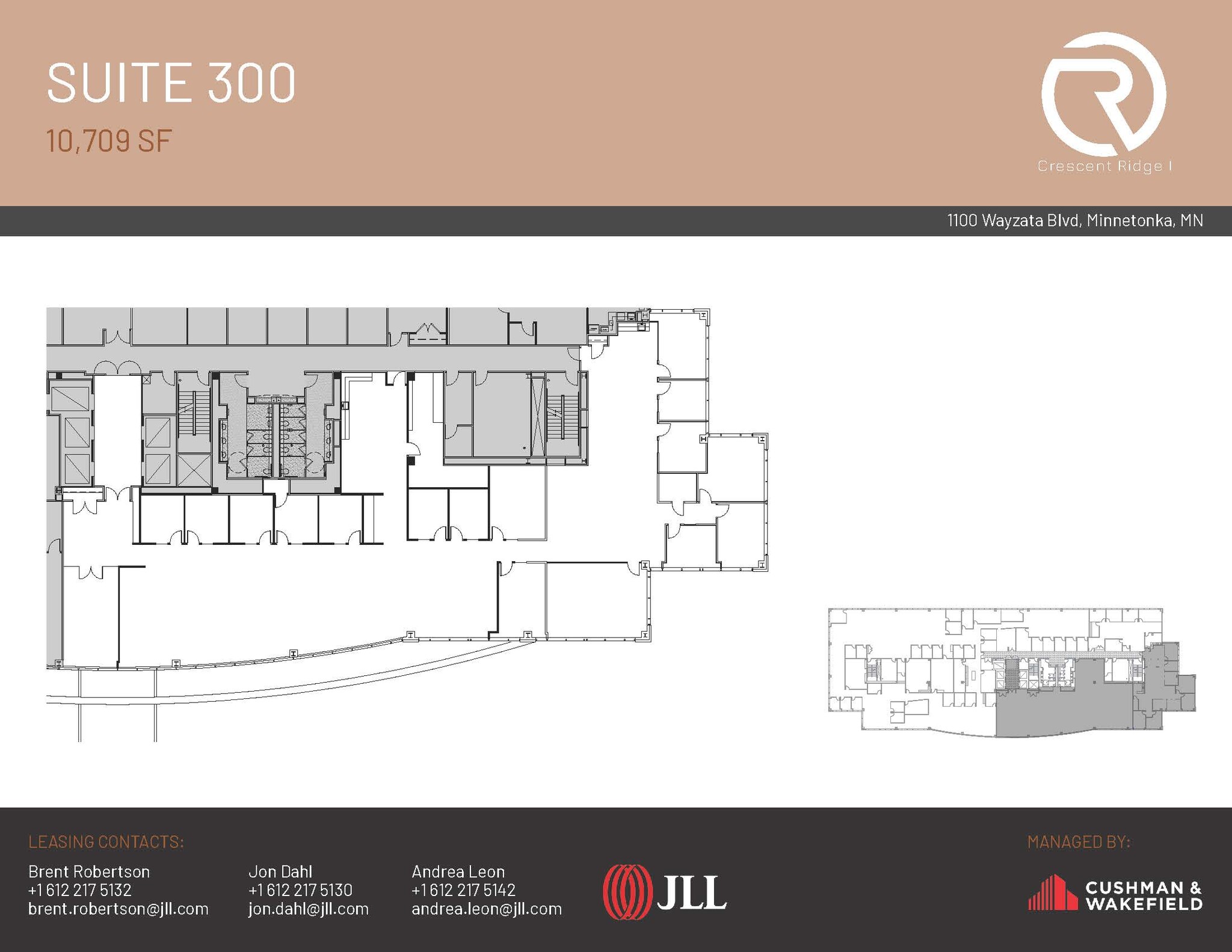 11100 Wayzata Blvd, Minnetonka, MN à louer Plan d’étage– Image 1 sur 1