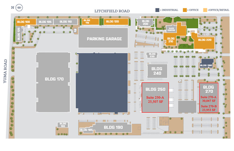 1300 S Litchfield Rd, Goodyear, AZ à louer - Plan de site – Image 2 sur 2