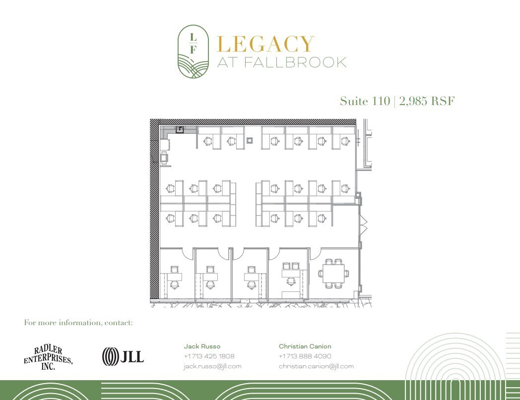 10720 W Sam Houston Pky N, Houston, TX à louer Plan d’étage– Image 1 sur 1