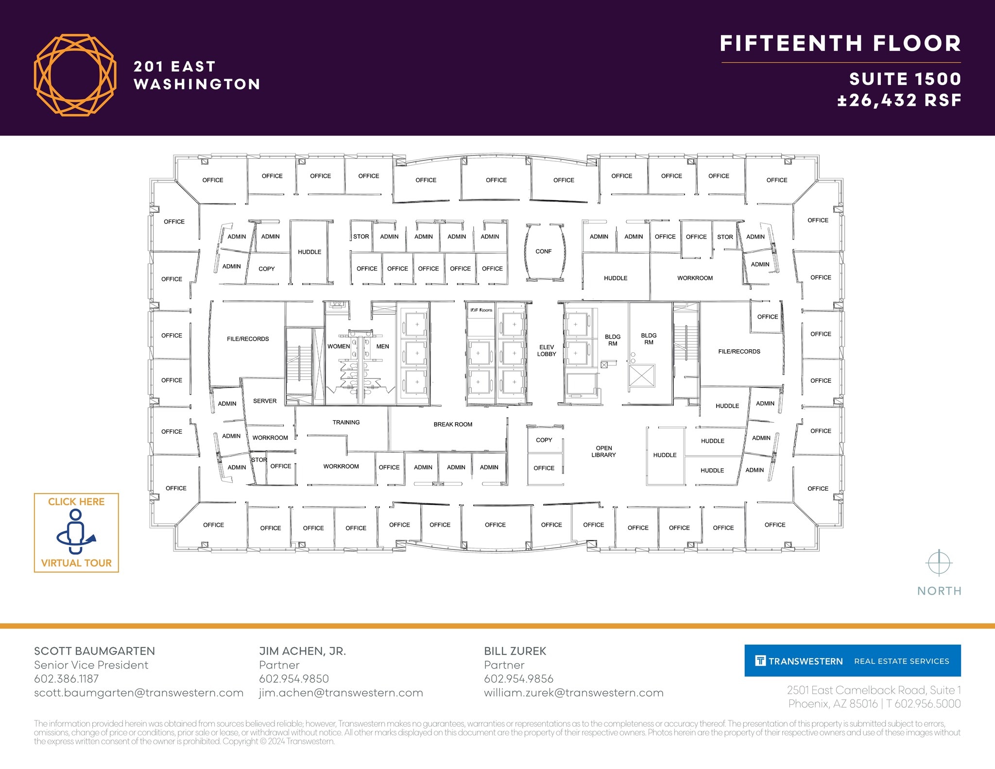 201 E Washington St, Phoenix, AZ à louer Plan de site– Image 1 sur 1