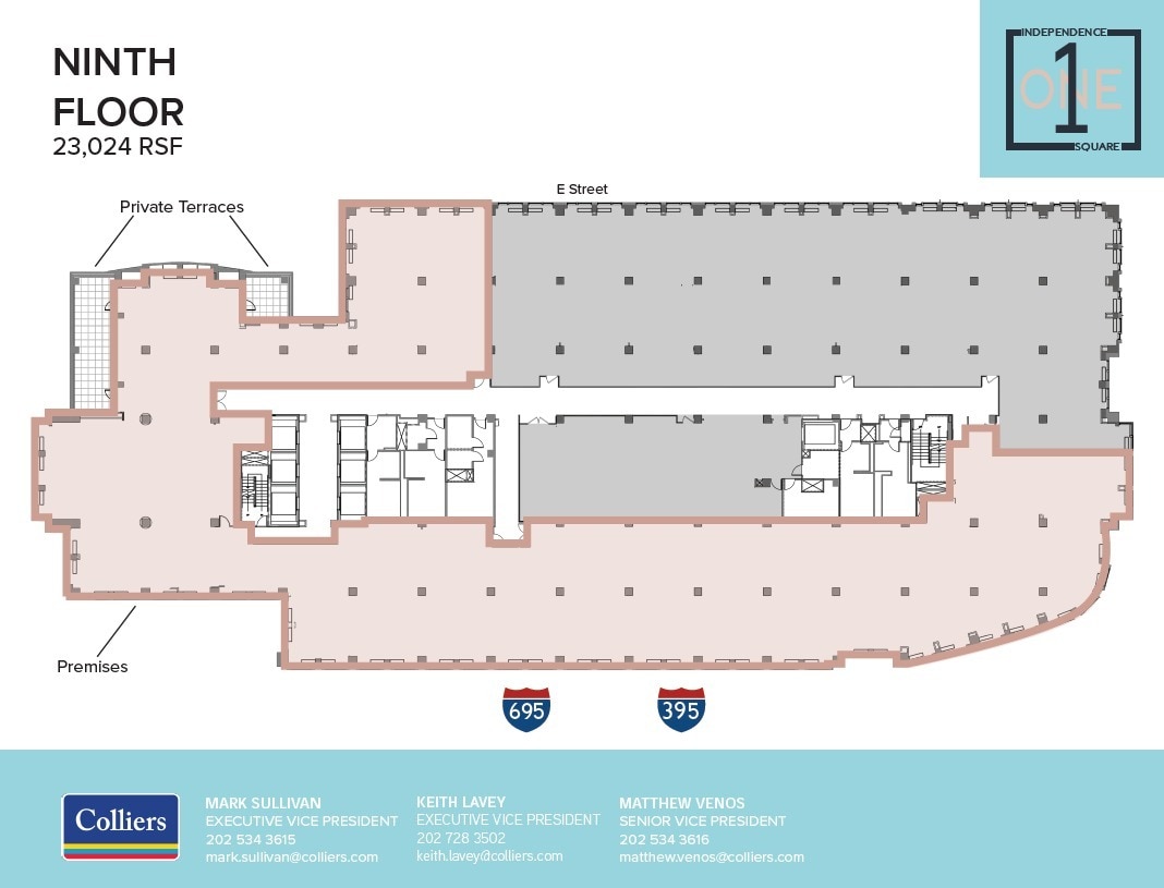 250 E St SW, Washington, DC à louer Plan d’étage– Image 1 sur 1