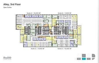 937 N Harbor Dr, San Diego, CA à louer Plan d’étage– Image 2 sur 2