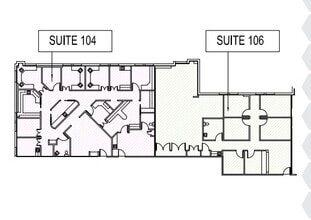 15721-15725 Pomerado Rd, Poway, CA à louer Plan d’étage– Image 2 sur 2