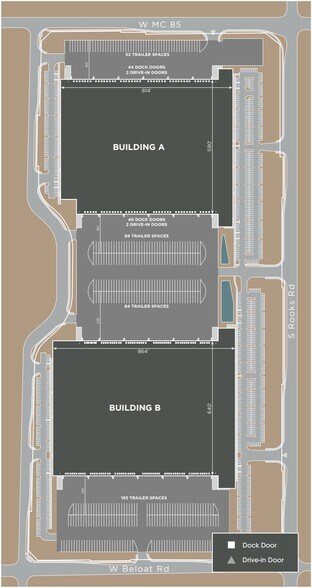 MC 85 & Rooks Rd, Buckeye, AZ à louer - Plan de site – Image 2 sur 3