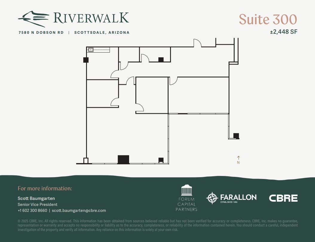 7580 N Dobson Rd, Scottsdale, AZ à louer Plan d’étage– Image 1 sur 1