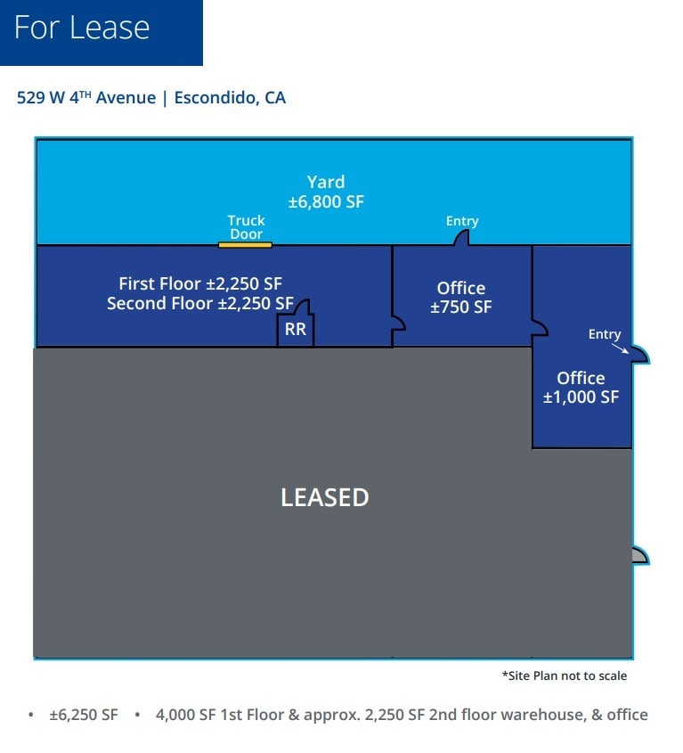 529 W 4th Ave, Escondido, CA à vendre Plan d’étage– Image 1 sur 1