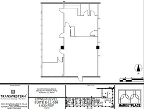 3025 S Parker Rd, Aurora, CO à louer Plan d’étage– Image 1 sur 1