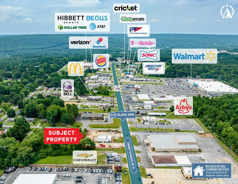1715 Highway 25 N, Heber Springs, AR à vendre - Photo de l’immeuble – Image 3 sur 4