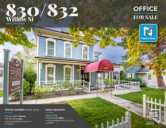 Plus de détails pour 832 Willow St, Reno, NV - Bureau à vendre