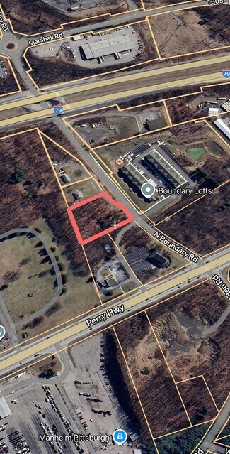 Plus de détails pour 1008 N Boundary Rd, Cranberry Township, PA - Terrain à vendre