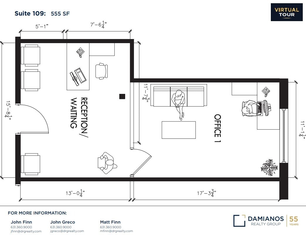400 W Main St, Babylon, NY à louer Plan d’étage– Image 1 sur 1
