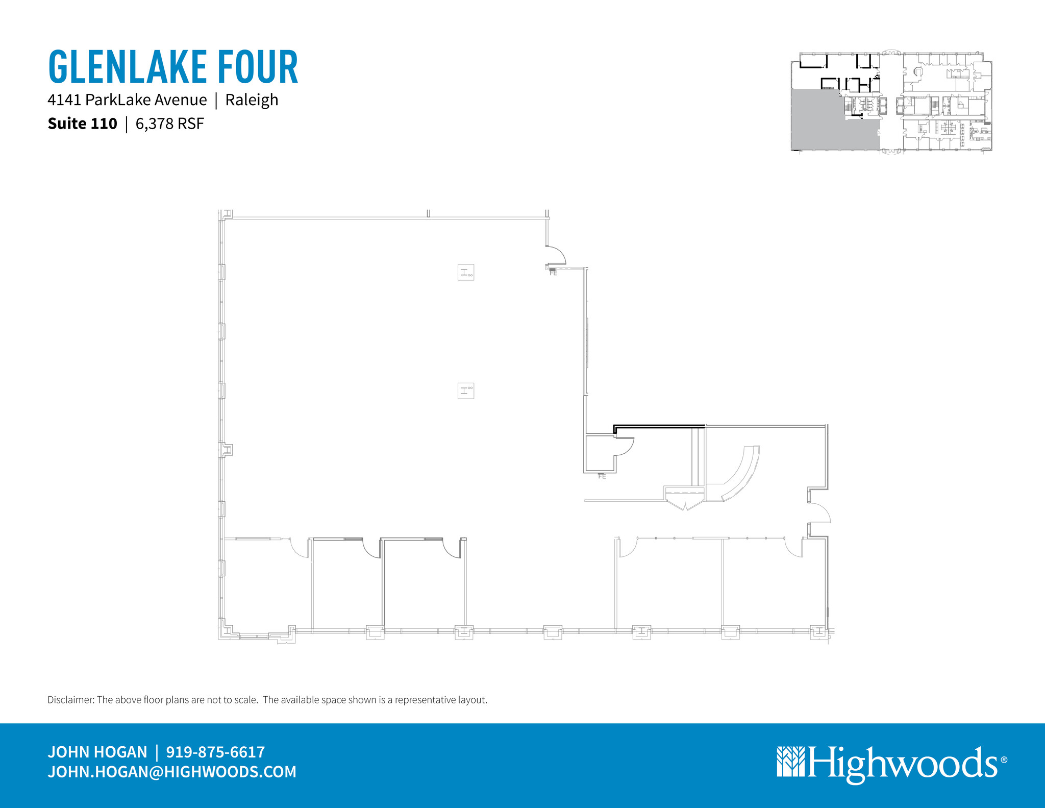 4141 Parklake Ave, Raleigh, NC à louer Plan d’étage– Image 1 sur 1