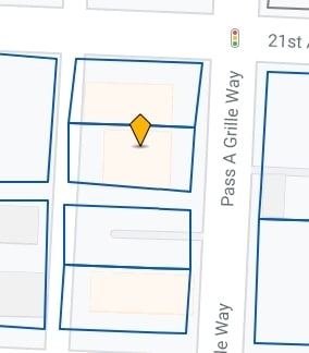 2004 Pass A Grille Way, Saint Petersburg, FL à louer - Plan cadastral – Image 2 sur 9