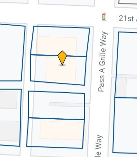 2004 Pass A Grille Way, Saint Petersburg, FL à louer Plan cadastral– Image 1 sur 2
