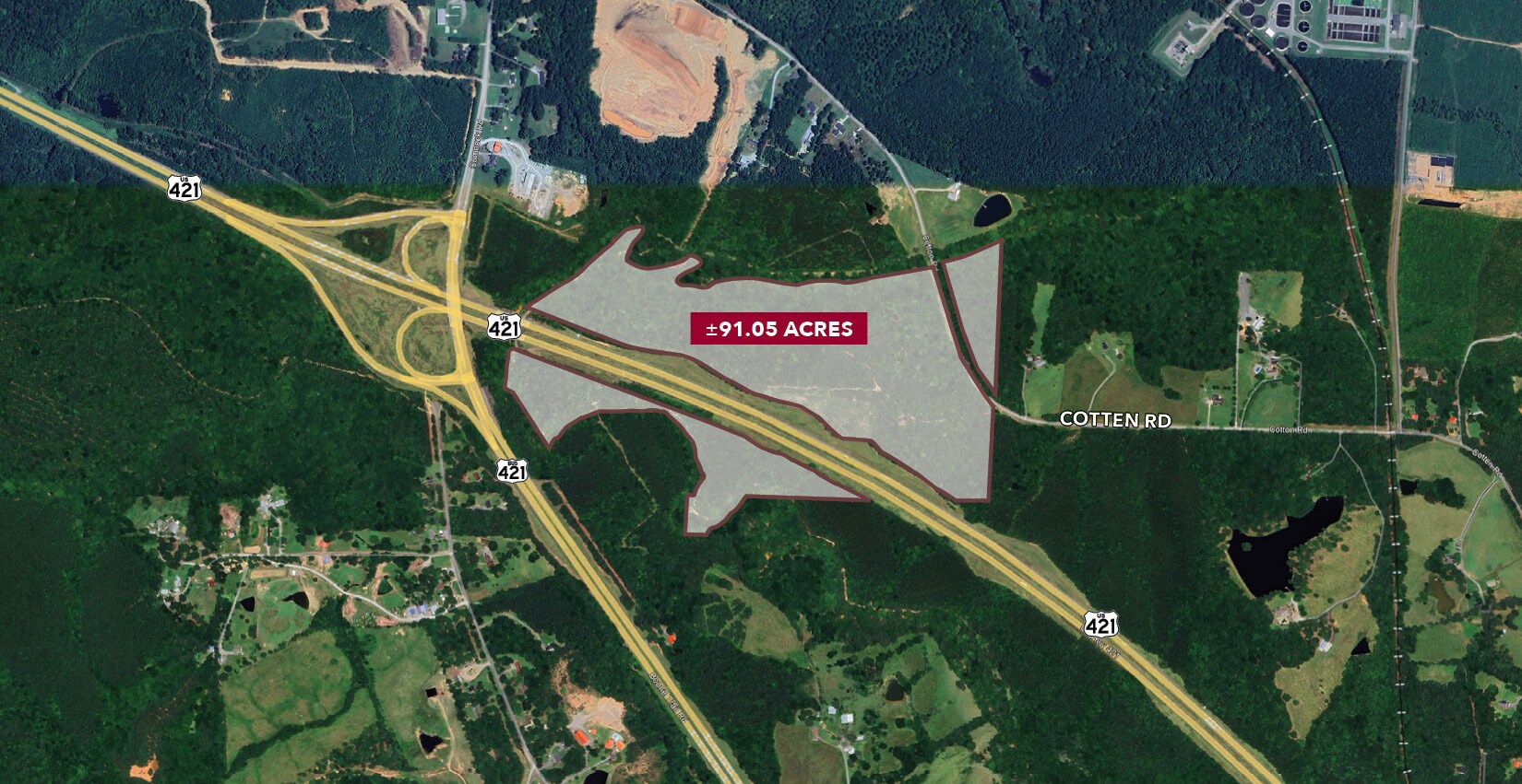 0 Cotten Rd & US-421 Hwy, Sanford, NC à vendre Photo principale– Image 1 sur 3