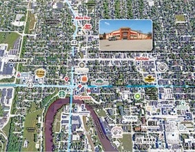 1108 N 14th St, Sheboygan, WI - VUE AÉRIENNE  vue de carte