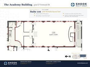 429 E Vermont St, Indianapolis, IN à louer Plan de site– Image 1 sur 1