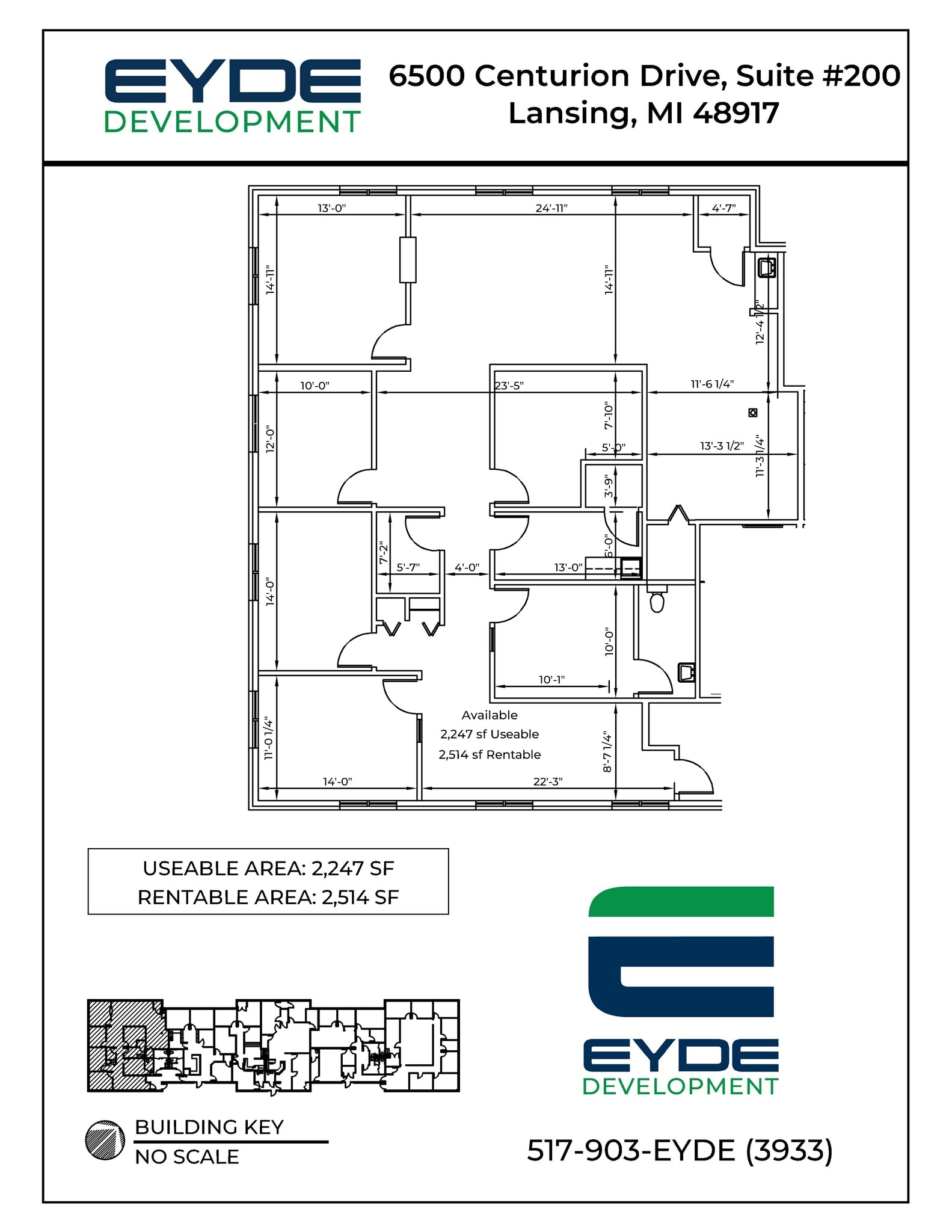 6500 Centurion Dr, Lansing, MI à louer Plan de site– Image 1 sur 1