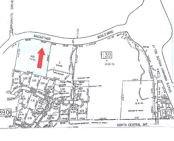 1300 MacArthur Blvd, Mahwah, NJ à louer - Plan cadastral – Image 3 sur 4