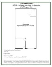 4075 E La Palma Ave, Anaheim, CA à louer Plan de site– Image 1 sur 1