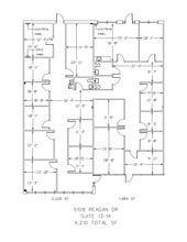 5100 Reagan Dr, Charlotte, NC à louer Plan de site– Image 2 sur 2
