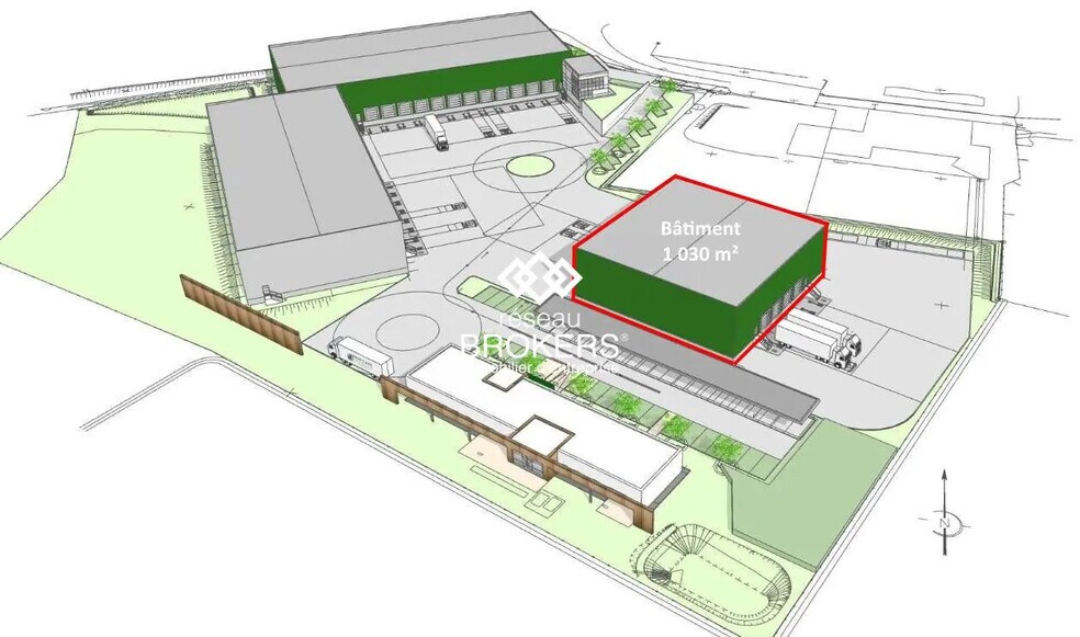 Industriel/Logistique dans La Roche-sur-Yon à louer - Plan de site – Image 1 sur 2