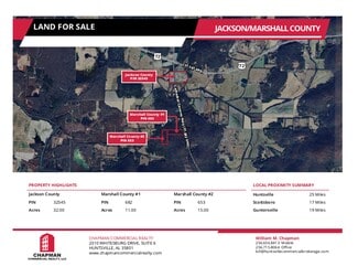 Plus de détails pour Catherdral Caverns Hwy, Woodville, AL - Terrain à vendre
