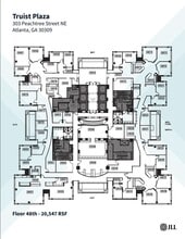 303 Peachtree St Ne, Atlanta, GA à louer Plan d’étage– Image 1 sur 1