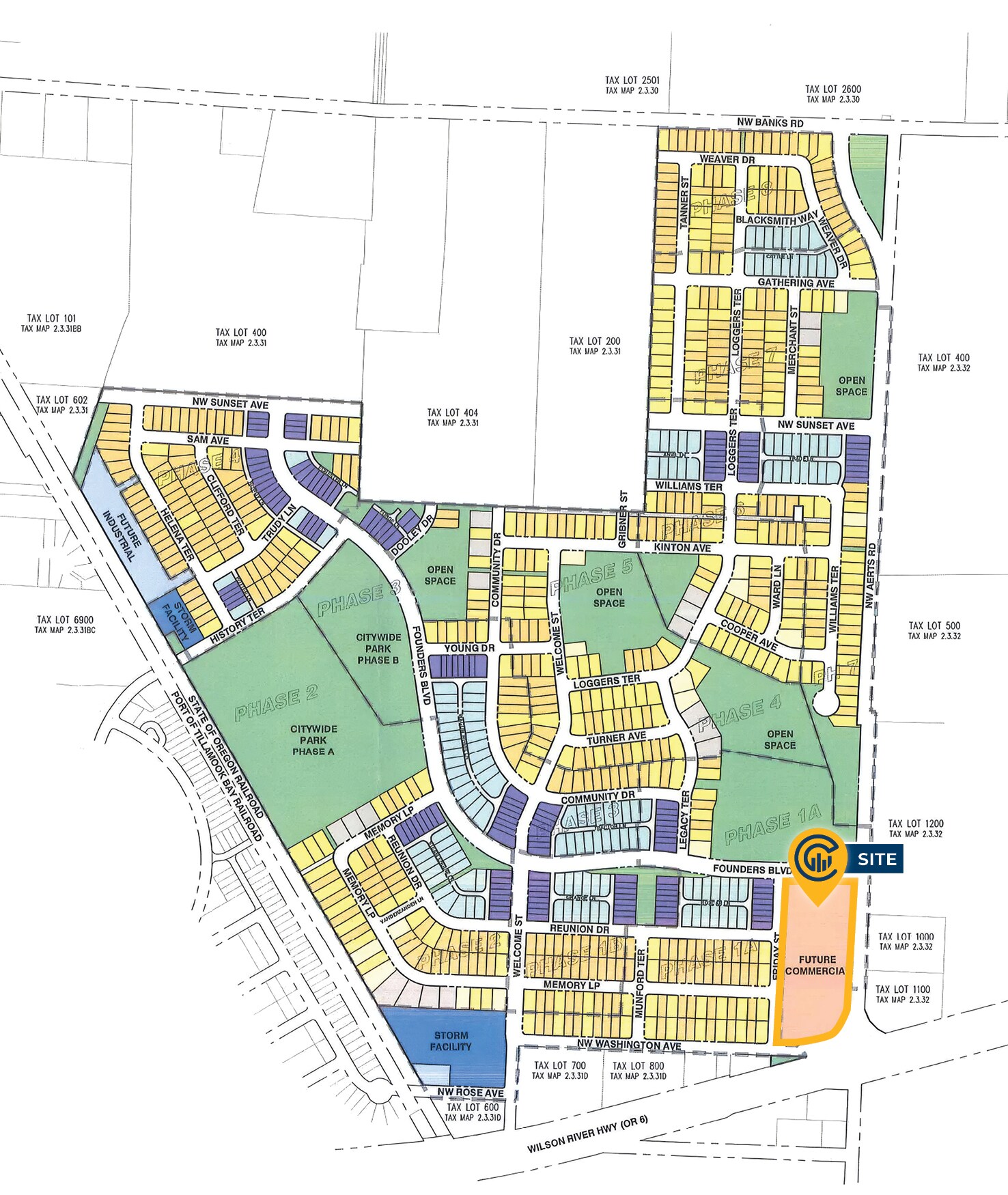 Lot 24 Quail Valley, Banks, OR à vendre Plan de site– Image 1 sur 3