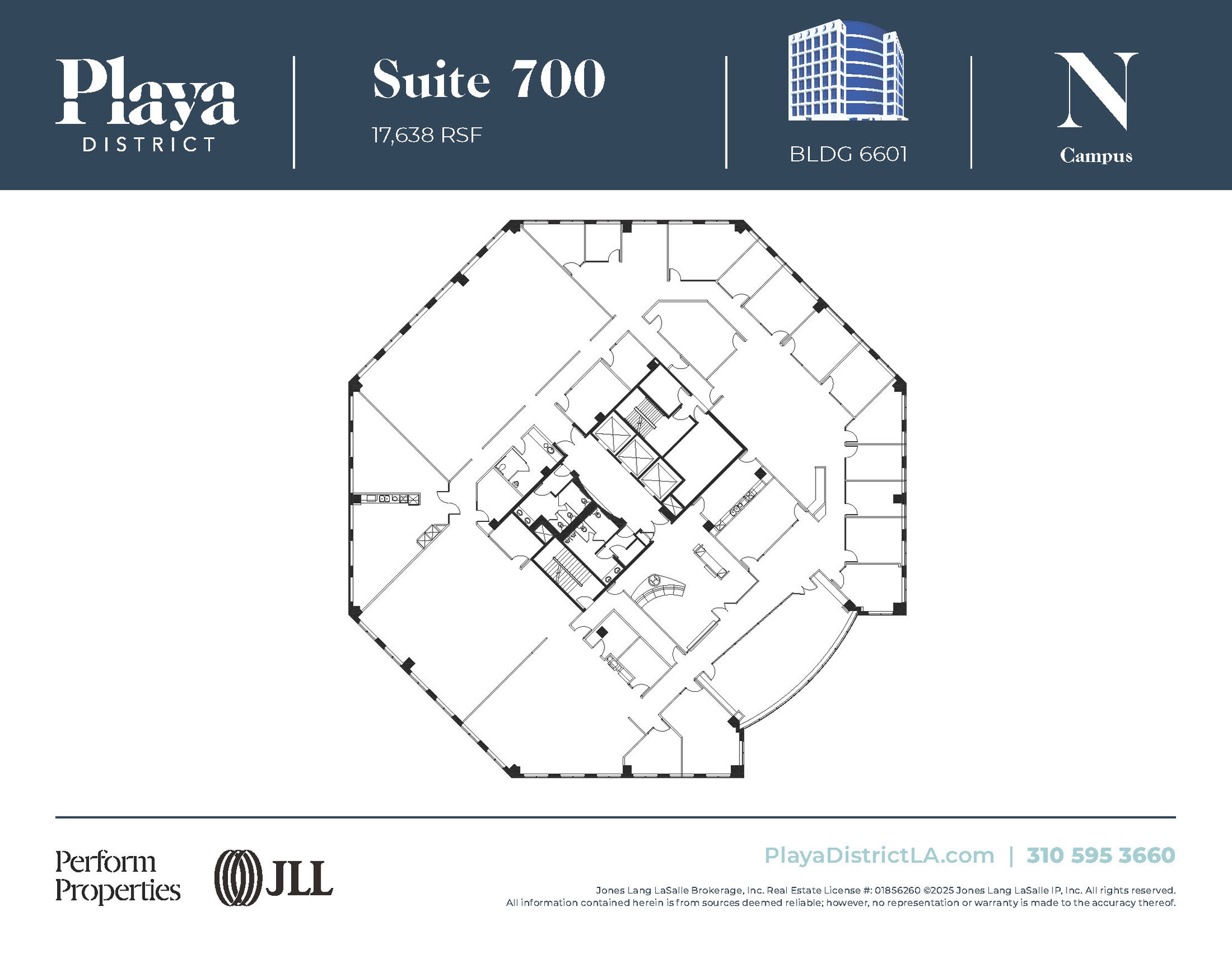 6100 Center Dr, Los Angeles, CA à louer Plan d’étage– Image 1 sur 2